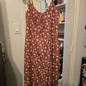 Floral Spaghetti Strap Dress